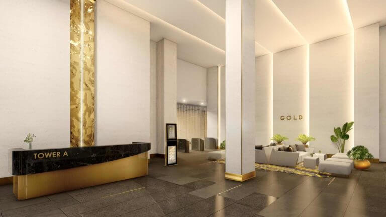 Gold Towers Grand Lobby 1